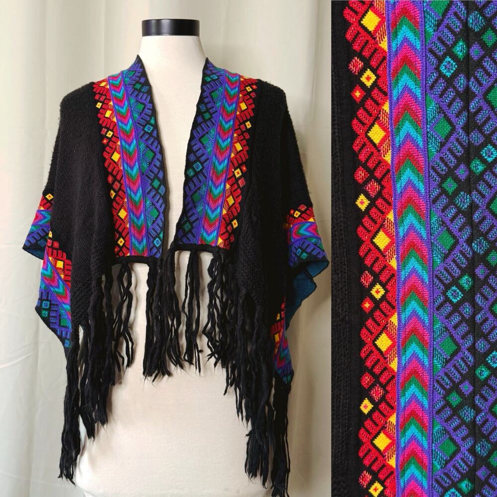 Jen’s Pirate Booty Almost Famous Embroidered Fringe Shawl